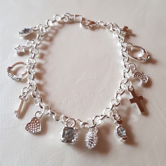 LAST ONE‼️ 925 Sterling Silver Charm Bracelet - Picture 9 of 9